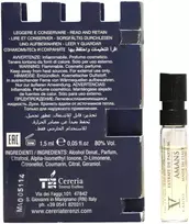 V Canto, Amans, Extrait De Parfum, Unisex, 1.5 ml *Vial