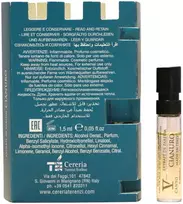 V Canto, Cianuro, Extrait De Parfum, Unisex, 1.5 ml *Vial