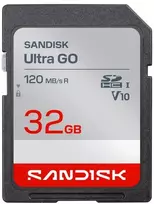 Atminties kortelė Karta SanDisk Ultra SD UHS-I 32GB SD 120MB/S