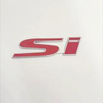 3D metalinis SI logotipas, galinės bagažinės priekinės grotelės, automatinis ženklelis, chromas, lipdukas, automobilio emblemos ženklelio priedas, skirtas „Civic Accord“ automobiliui