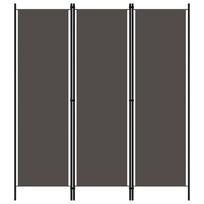 vidaXL 3 Piece Room Divider Anthracite Grey 150 x 180 cm