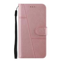 For Motorola Edge 70 Case Flip Wallet Book Cover for Coque Motorola edge 70 Moto Edge70 X70 Air Protection Phone Case Funda Motorola Edge 70 rožinio aukso spalvos