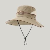 Vintažinė reguliuojama unisex kepurė lauko žygiams ir alpinizmui Adjustable chaki