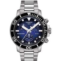 Montre - TISSOT - Seastar 1000 Chronograph - Bracelet acier - Couleur Blanc - Etanche 30 Atm