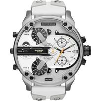 Montre - DIESEL - DZ7401 - 66mm - Bracelet Cuir Blanc - Mouvement Quartz