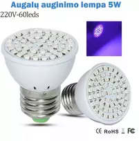5W Augalų auginimo lempa