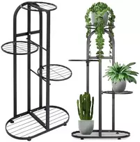 Metalinis augalų stovas 4 vazonams, 81,5 cm