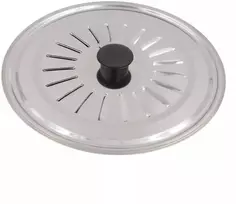 Nerūdijančio plieno universalus dangtis 22 cm