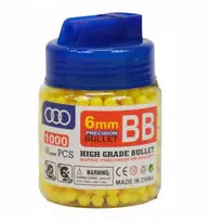 6 mm BB plastikinės kulkos - šratai 1000vnt.