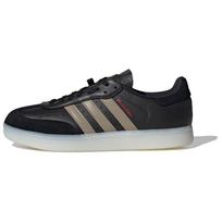 Adidas „Velosamba“ odiniai juodi „Cyber ​​Metallic“ unisex sportbačiai, juodos spalvos, gryno rubino spalvos, IH5214 36⅔