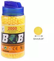 6 mm BB plastikinės kulkos - šratai 2000vnt.
