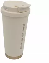 Daugkartinis kavos puodelis su dangteliu 530 ml (MD-KB36)