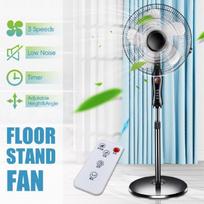 60W 16 colių grindinis ventiliatorius Mechaninis / Nuotolinio valdymo pultas Oro aušintuvas Vėsinantis buitinis grindinis ventiliatorius Oro kondicionierius 43×130cm mechanical white