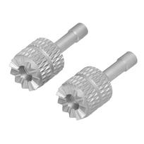 2PCS RC Remote Control Sticks Portable Compact Aluminum Alloy Ergonomic Remote Control Rocker for Mini 3 Pro Silver Gray sidabro pilka spalva