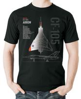 Canada Avro CF105 Arrow Fighter Aircraft TShirt Summer Cotton Short Sleeve ONeck Mens T Shirt New S3XL S