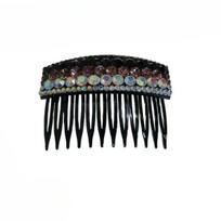 Backwardly Styled Hair Comb, Fashionable and Elegant Side Clip for Shortening Hair, Hair Arrangement for Side Bangs, Hair Clip, Head Accessory šviesiai violetinė spalva