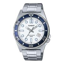 Laikrodis - CASIO - DIVER 50M - Atsparumas vandeniui 5 ATM - Korpuso dydis 43,5 mm - Nerūdijančio plieno apyrankė