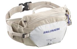 SALOMON Fanny Pack Outdoor Bag Polyester Vintage Khaki & Glacier Gray Unisex LC2183900 gray