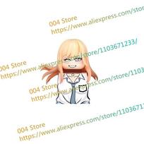 18+ Adult Building Block MOC Anime Action Figure Sexy Model Date Cartoon Swimwear Girl Hair Kit Ornament Toy Gift Collection F31