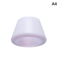 Food Grade Silicone Tennis Racquet Butt Cap Anti-Collision Racket Handle End Cover Protector for Professional Accessory A4 white