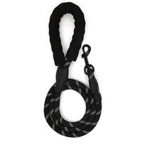 Pet Leash Reflective Strong Dog Leash With Comfortable Padded Handle Heavy Duty Training Durable Nylon Rope Leashes (Yellow,S) geltona
