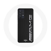 Coque pour Samsung Galaxy A32 5G Amg Logo Carbone Texture juoda