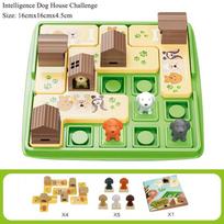 Children Logical Thinking Training Board Game Hidden Dog Maze Puzzles Educational Toys Parent-Child Interactive Game Kids Gift