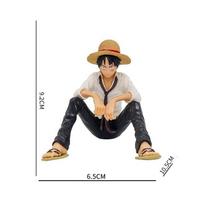 1 Pc Anime ONE PIECE Action Figures Luffy Sitting Posture Straw Hat Captain PVC Model Collection Kid Gift Toy
