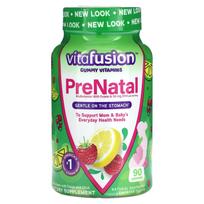 VitaFusion, PreNatal Guminiai Vitaminai, Natūralus Aviečių Citrinų Skonis, 90 Guminukų