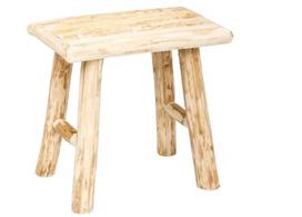 Taburetė-staliukas Woody, smėlio spalvos