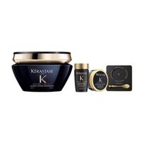 Kerastase Key Source Black Diamond Hair Mask Set Hair mask 200ml + shampoo 80ml + hair mask 75ml + hair mask bowl + hair mask spoon juoda