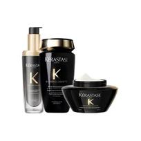 Kerastase Black Diamond Haiyuan Care Set Moisturizing and Cleansing ++ Three-piece set: 75ml hair care oil + 250ml shampoo + 200ml hair mask juoda