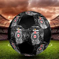 1PC FK Partizan size 5 soccer ball PrahaIndoor Soccer Ball Colorful All Ages Machine Stitched PVC Competition Ready Durable High-Bounce