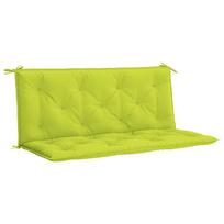 Garden Bench Cushion Light Green 120x(50+50)x7 cm Oxford Fabric