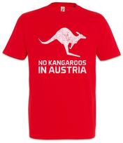 No Kangaroos In Austria T-Shirt Geography Teacher Professor Australia Fun Geek S