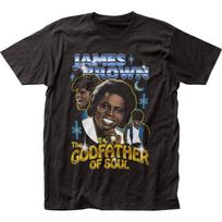 James Brown 90’s Style Unisex T-shirt Music Classic Concert Soul Tee Black S