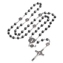 Comfortable Black Onyx Stone Beaded Chain Necklace For Sensitive Skin 1