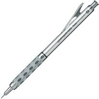 Pentel GraphGear 1000 Mechanical Pencil, 0.5mm, 5-pack (PG1015) sidabras