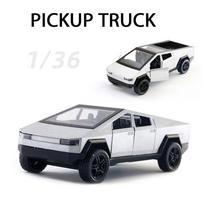 1:36 Kolekcinis Sunkvežimis Lydinio Imitacinis Žaislinis Automobilis Metalinis Modelis Diecast Transporto Priemonės Pikapas Automobilio Dekoracija Vaikų Berniukų Žaislai Kalėdinės Dovanos white