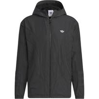 Adidas Originals Atlanta Windbreaker Solid Color Zip Sports Hooded Jacket Men Jackets Black JD6392 XS