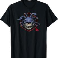Dungeons & Dragons Honor Among Thieves Beholder Center Logo T-Shirt S juoda