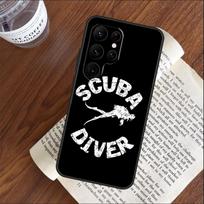 Scuba Diver Diving Phone Case For Samsung Galaxy S25 S24 S23 S22 S21 Ultra S9 S10 Plus S20 FE Funda Cover Shell For Galaxy S9