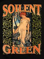 Soilent Green grupė Medvilninis Juodas Marškinėlis Unisex Koncertui S dydžio iki 5XL BT1286 Unisex Marškinėlis M beige