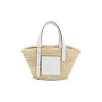 Loewe Mažas pintas krepšys Natūralus/Baltas Moteriški krepšiai Daugiaspalvis A223S93X04-2163 Basic Set (Bag+Dust Bag)