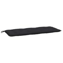 vidaXL Garden Bench Cushion Black 120 x 50 x 7 cm Oxford Fabric