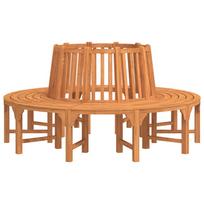 Round Tree Bench Ø208 cm Solid Eucalyptus Wood