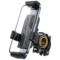 Lamicall BP06 ABS Adjustable Height Bike Phone Holder Full Protection Bicycle Phone Mount Phone Holder for Bike Handlebar Manual clip geltona