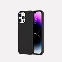 VOKAMO Strong Magnetic Liquid Silicone Phone Strap Case-Shockproof Retro Game Design-Black For iPhone 15&PVC box&Case & Screen Protector juoda