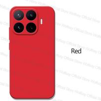 For Xiaomi 17T Pro Case Liquid Silicone Cases Xiaomi 17T Mi 17T Pro 5G Cover TPU Shockproof Protective Cover For Xiaomi 17T Pro Xiaomi 17T raudona