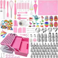 Cake Decorating Kit,Piping Bags and Tips Set,Cake Decorating Supplies,Frosting Piping Kit,Cake Baking Supplies for Beginners (488PCS)